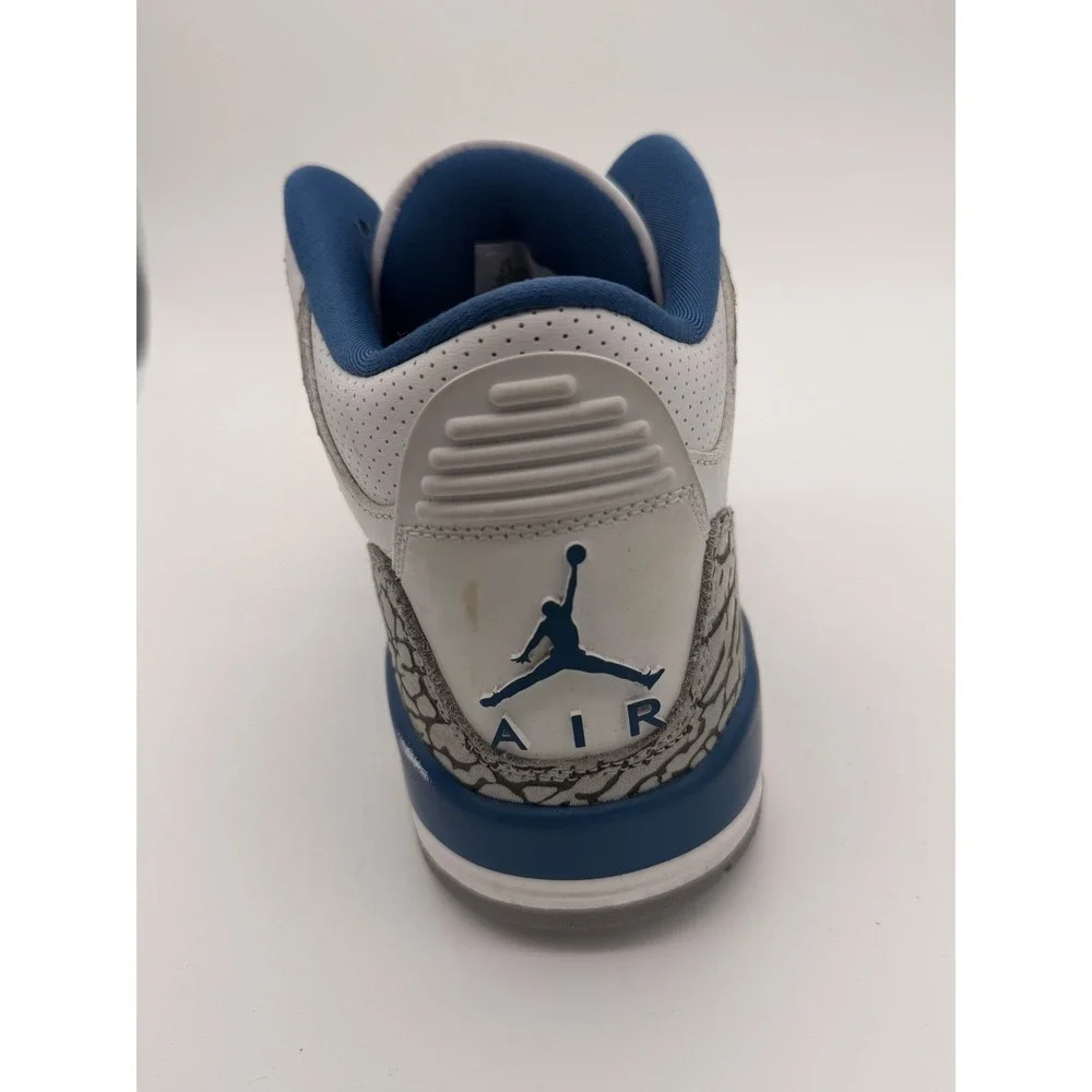 Nike Air Jordan 3 Retro Wizards White True Blue CT8532-148 Mens Sneakers 7.5